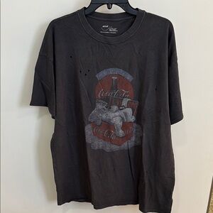 Coca Cola Black Short Sleeve Tee Vintage Graphic